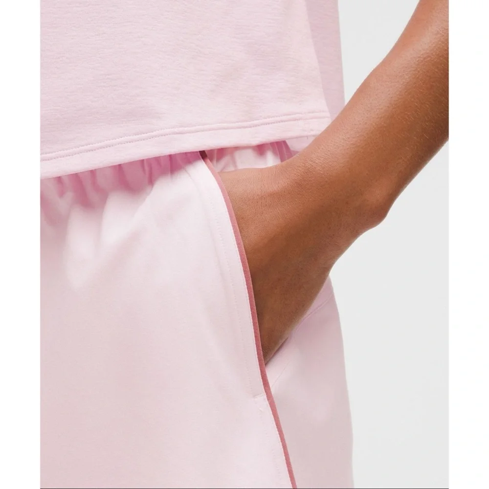 NWT Lululemon Court Rival High-Rise Short 3” Blissful pink/Red Clay 12 - Picture 5 of 10